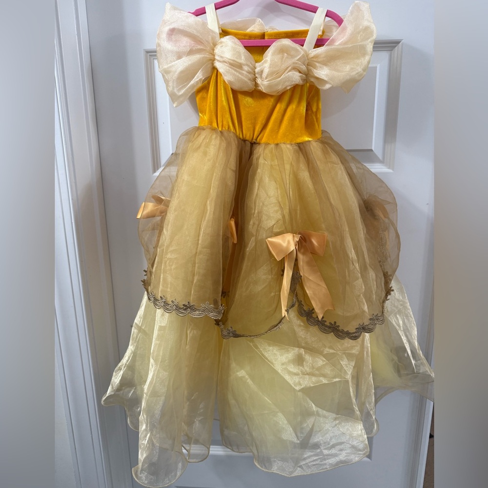 Elegant Gold Princess Costume for Kids